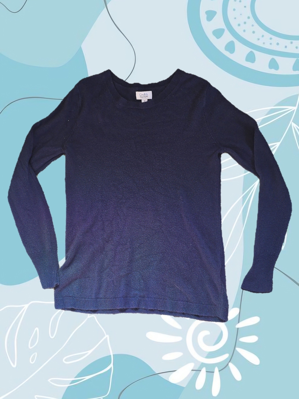 Classic men's Crewneck Sweater - Navy